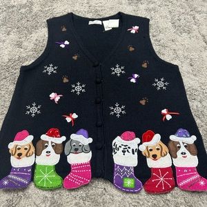 Kim Rogers Christmas Vest Vintage